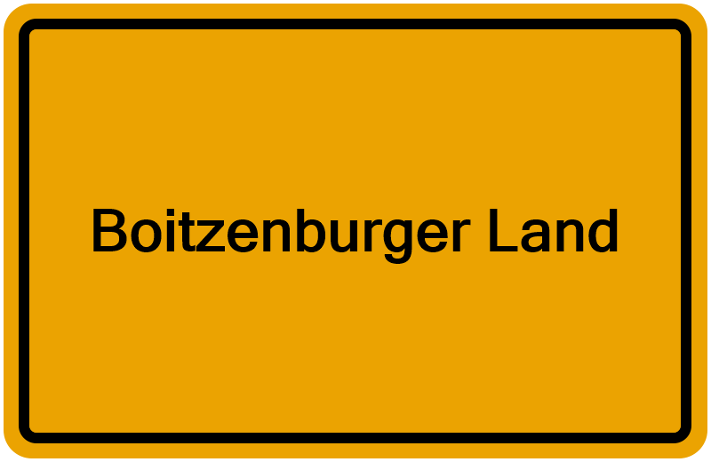 Handelsregisterauszug Boitzenburger Land